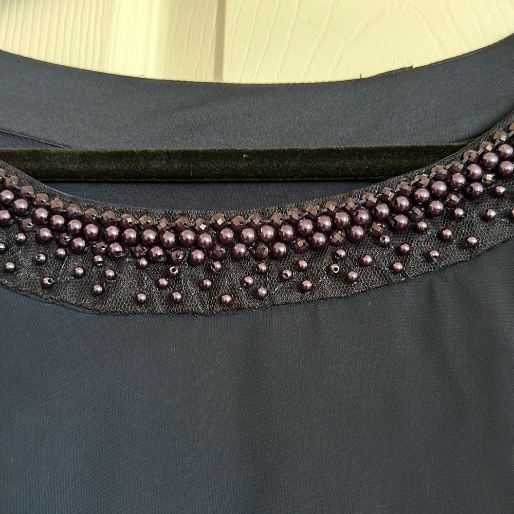 Dress 20w blue Adriana Papell pre owned like new - Picture 2 of 8
